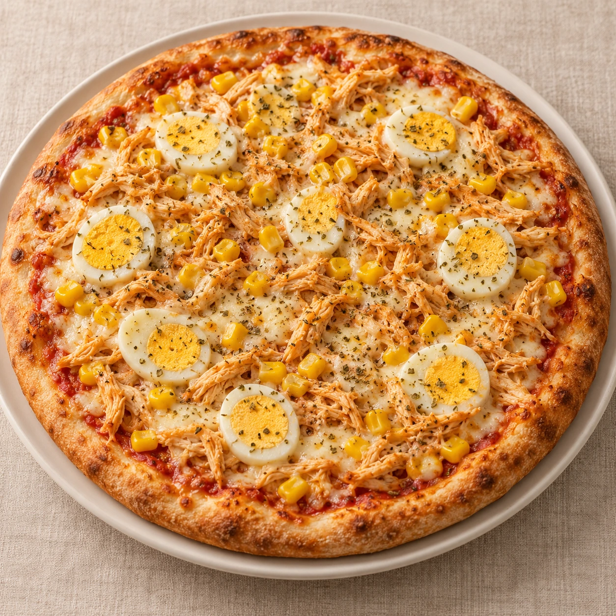 Imagem ilustrativa de pizza Caipira