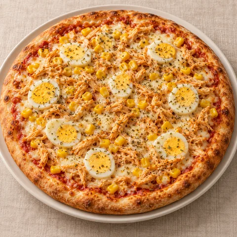 Imagem ilustrativa de pizza Caipira