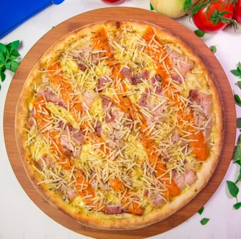 Imagem ilustrativa de pizza Crocante com Cheddar