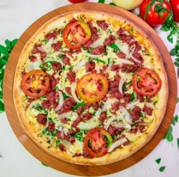 Imagem ilustrativa de pizza Mix Calabresa