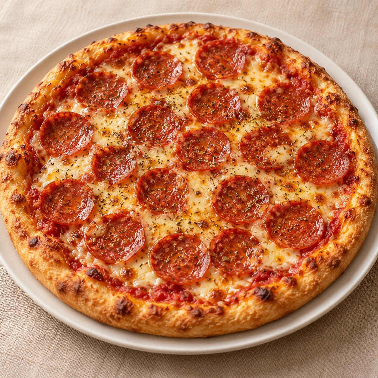 Imagem ilustrativa de pizza Pepperoni