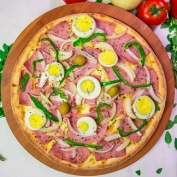 Imagem ilustrativa de pizza Portuguesa