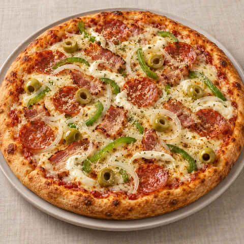 Imagem ilustrativa de pizza Americana