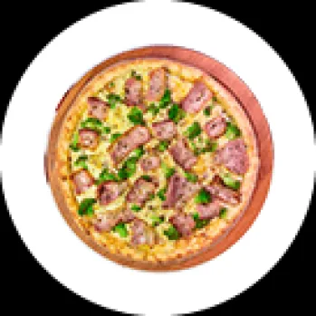 Imagem ilustrativa de pizza Brócolis e Bacon