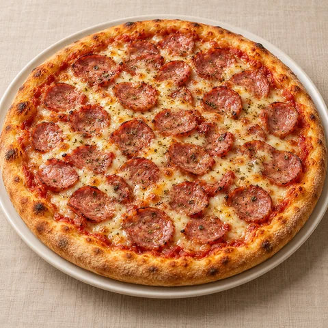 Imagem ilustrativa de pizza Calabresa sem Cebola