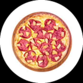 Imagem ilustrativa de pizza Havaiana